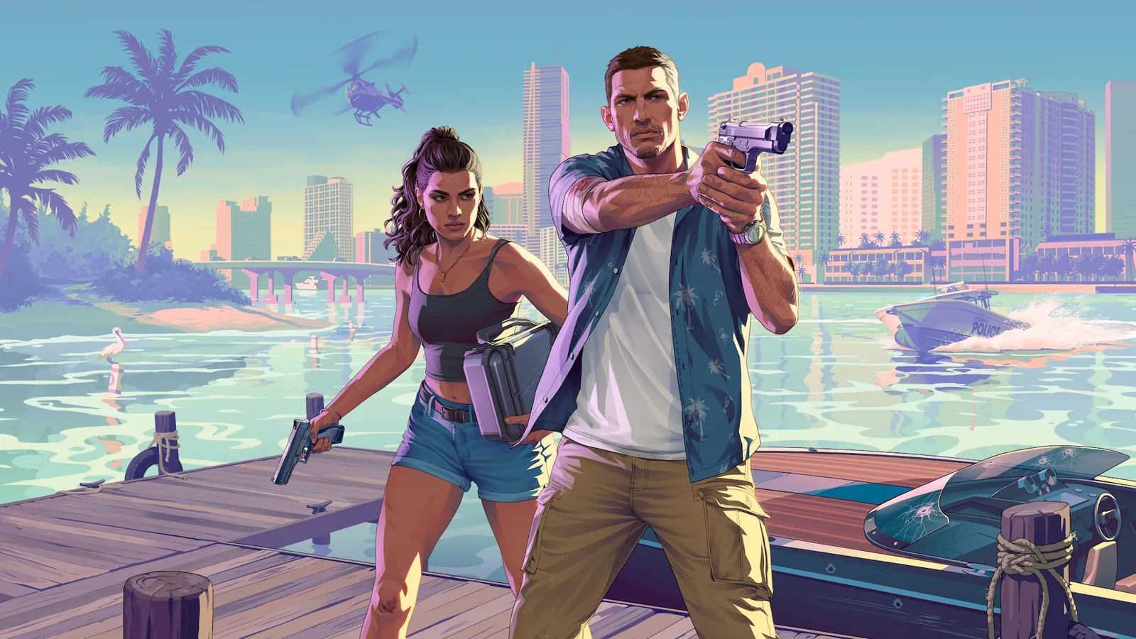 GTA VI Trailer 2 poster art